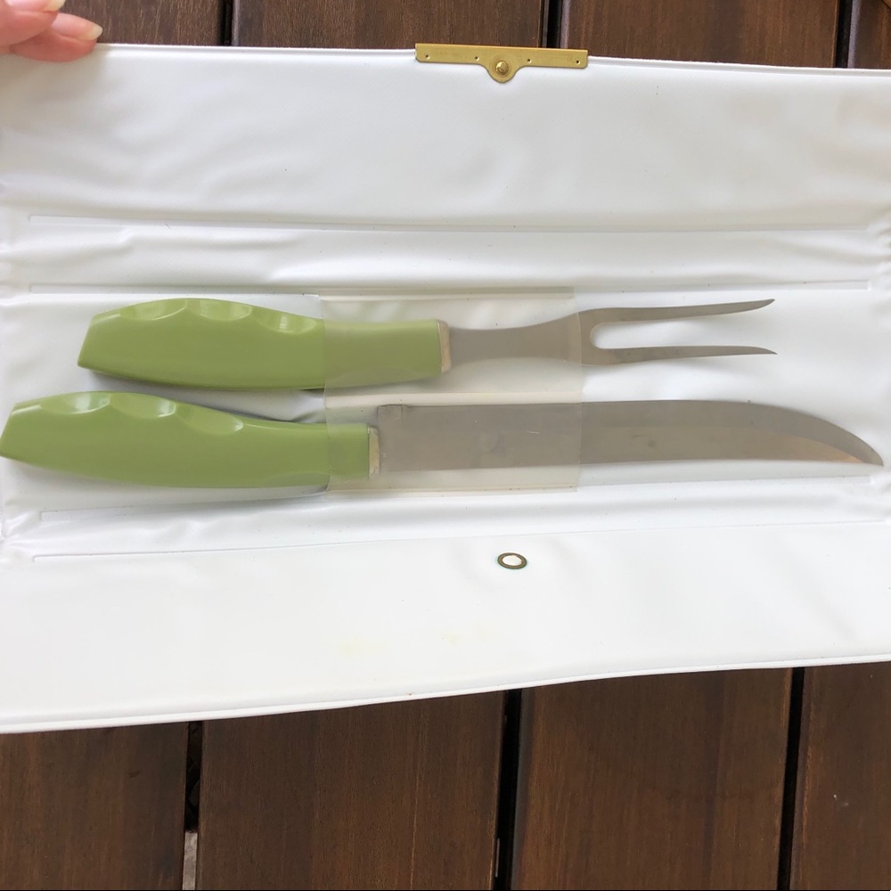 Tenderloin Carving Set 2 pieces, Knife & Fork, New in Box - Vintage - Made USA